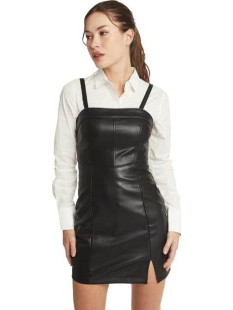 VESTIDO EFECTO PIEL NEGRO HOLLY LAND