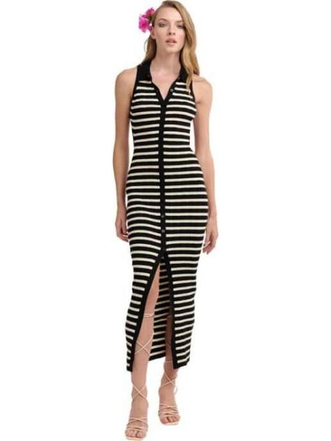 VESTIDO TEJIDO LARGO NEGRO HOLLY LAND