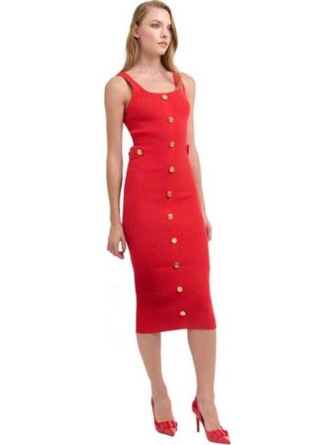 VESTIDO TEJIDO LARGO ROJO HOLLY LAND
