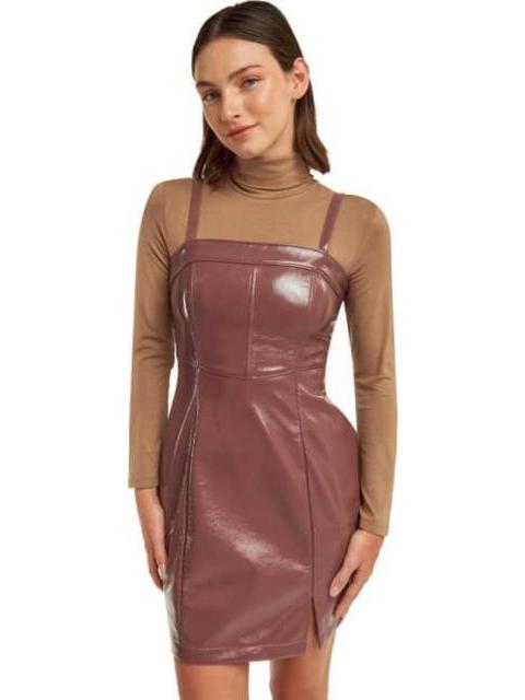 VESTIDO EFECTO PIEL ROSA HOLLY LAND
