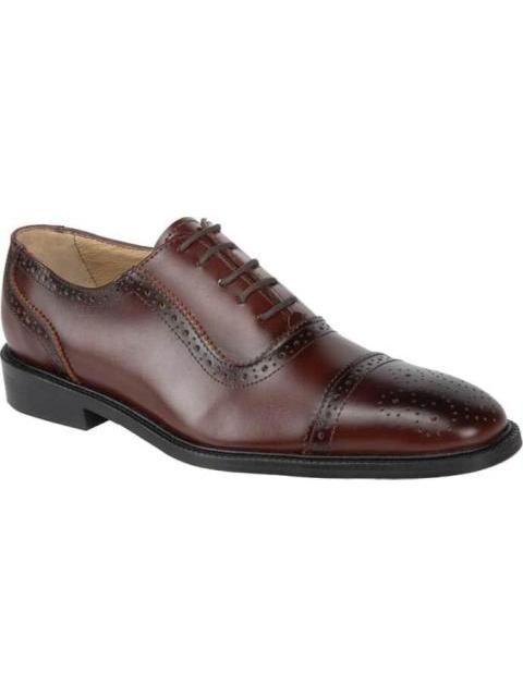 VESTIR CHOCLO AGUJETA OXFORD VESTIR COGNAC MICHEL DOMIT