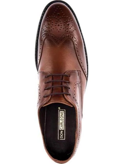 ZAPATO VESTIR DERBY CAMEL DON CARLEONE