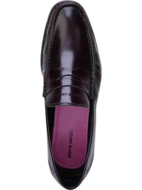 MOCASIN VESTIR ANTIFAZ VINO PIERRE CARDIN