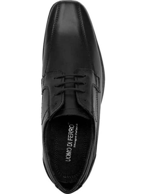 ZAPATO VESTIR DERBY NEGRO UOMO DI FERRO