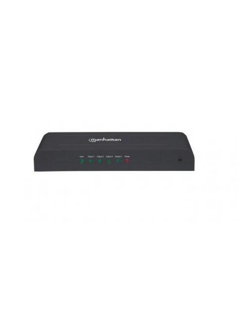 MANHATTAN DIVISOR DE VIDEO HDMI 4 PUERTOS NEGRO