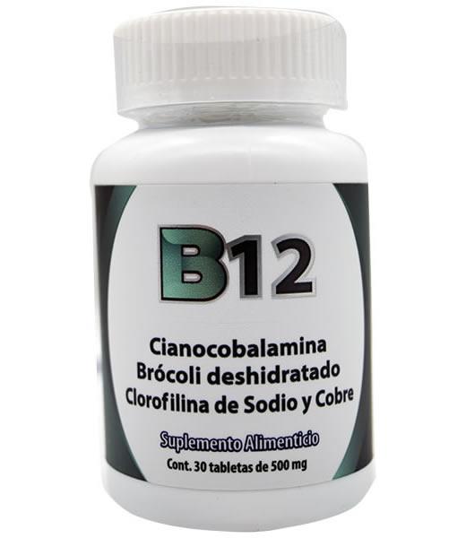 VITAMINA B12 500 MG 30 TAB DOS MUNDOS