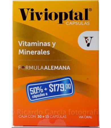 VIVIOPTAL 30 CAPS CON 15 CAPS DE REGALO VIVIOPTAL