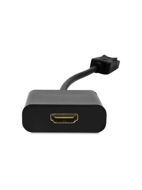 VORAGO ADAPTADOR DISPLAYPORT MACHO - HDMI HEMBRA NEGRO