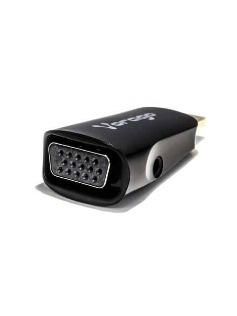 VORAGO ADAPTADOR HDMI - VGA + 3.5MM NEGRO