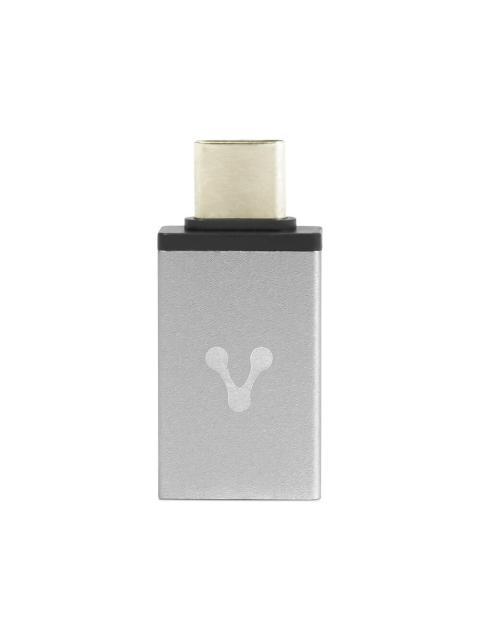 VORAGO ADAPTADOR USB-C MACHO - USB 3.0 HEMBRA GRIS