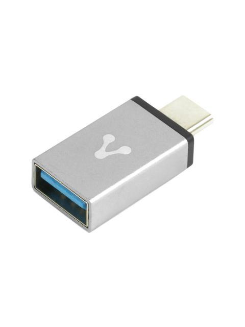 VORAGO ADAPTADOR USB-C MACHO - USB 3.0 HEMBRA GRIS
