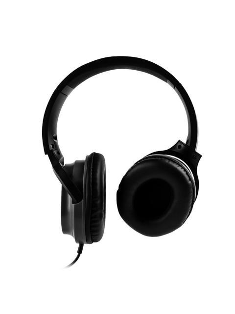 VORAGO AUDIFONOS CON MICROFONO HP-301 ALAMBRICO 1.2 METROS 3.5MM NEGRO