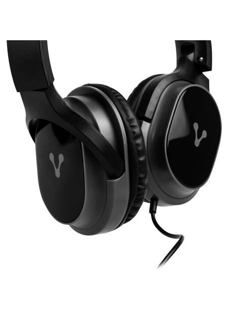 VORAGO AUDIFONOS CON MICROFONO HP-301 ALAMBRICO 1.2 METROS 3.5MM NEGRO