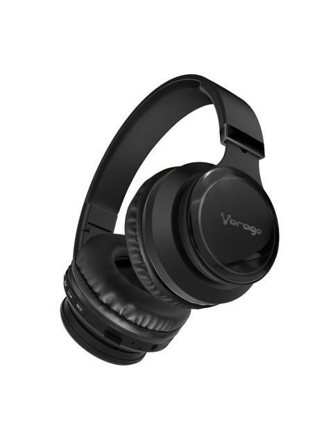 VORAGO AUDIFONOS CON MICROFONO HPB-201-LED BLUETOOTH INALAMBRICO NEGRO