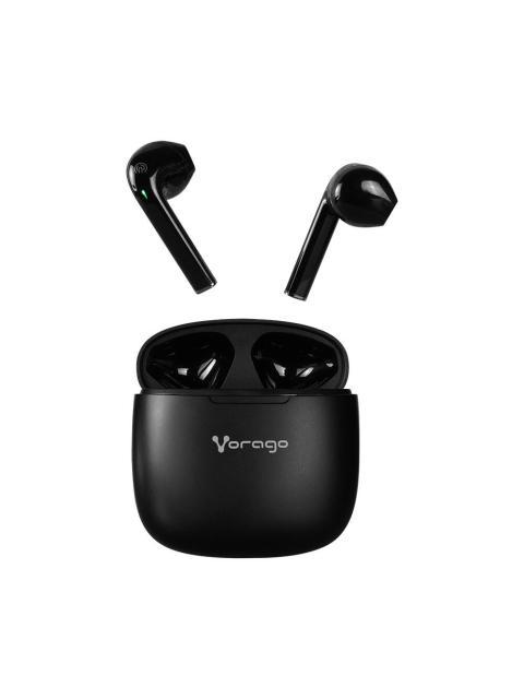 VORAGO AUDIFONOS INTRAURICULARES CON MICROFONO ESB-305 INALAMBRICO BLUETOOTH USB-C NEGRO