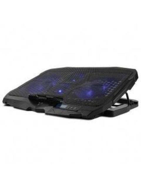 VORAGO BASE ENFRIADORA CP-301 PARA LAPTOP 17 4 VENTILADORES NEGRO
