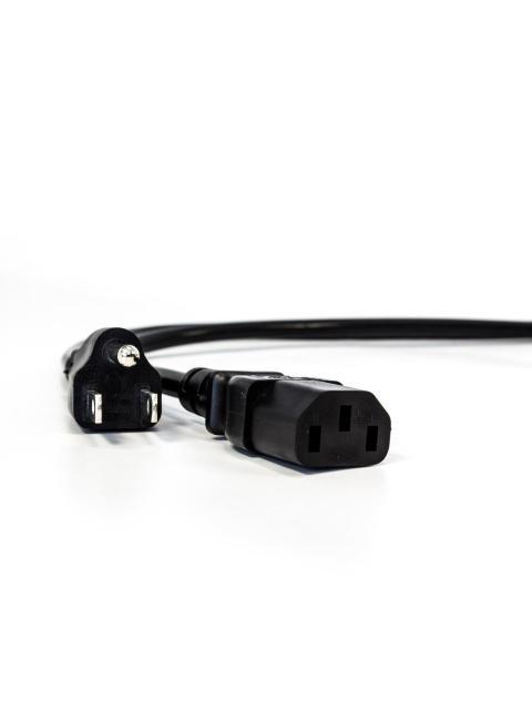 VORAGO CABLE DE PODER CAB-122 1.5 METROS NEGRO
