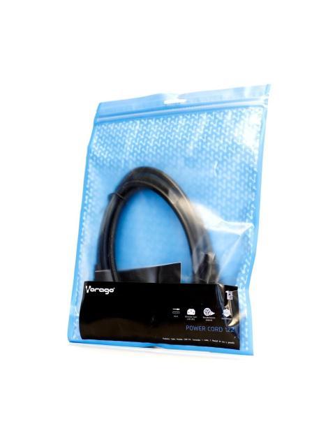 VORAGO CABLE DE PODER CAB-122 1.5 METROS NEGRO