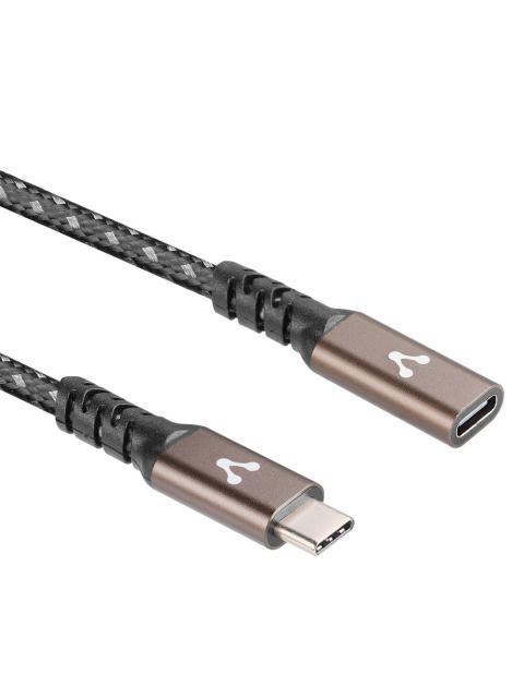 VORAGO CABLE USB-C MACHO - USB-C HEMBRA 1 METRO