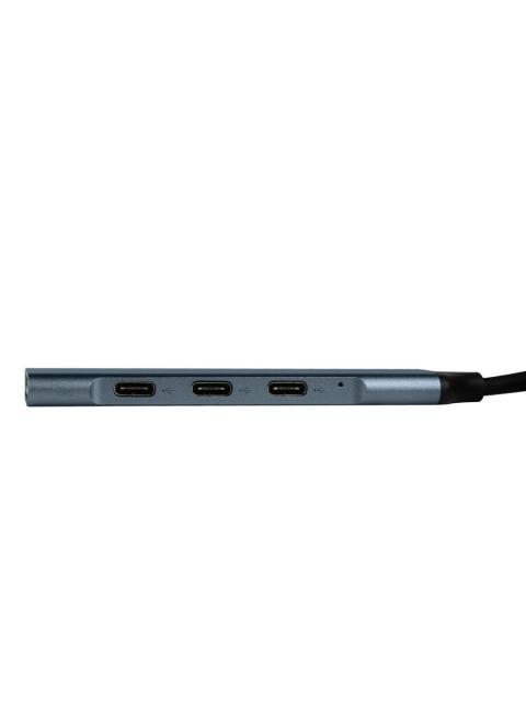 VORAGO HUB USB C - 3X USB-C 1X USB A 3.0 PLATA