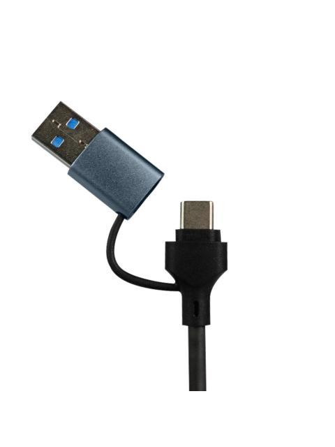 VORAGO HUB USB C - 3X USB-C 1X USB A 3.0 PLATA
