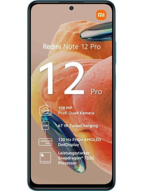 XIAOMI REDMI NOTE 12 PRO 128GB DUAL SIM 6GB RAM 108MPX VIDEO 4K AZUL AZUL