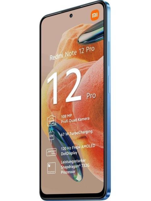 XIAOMI REDMI NOTE 12 PRO 128GB DUAL SIM 6GB RAM 108MPX VIDEO 4K AZUL AZUL