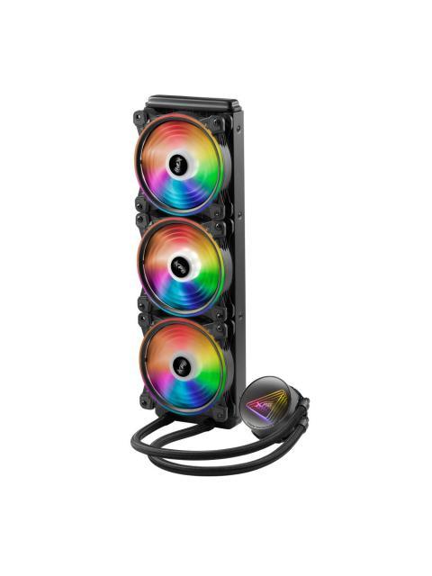 XPG LEVANTE X 360 ENFRIAMIENTO LIQUIDO PARA CPU ARGB 3X 120MM 600 - 2000RPM NEGRO - ¡PRECIO ESPECIAL LIMITADO A 5 UNIDADES POR CLIENTE!