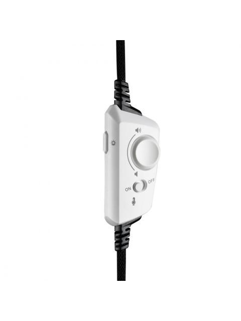 XZEAL AUDIFONOS GAMER CON MICROFONO XZ-7010 ALAMBRICO 1.8 METROS BLANCO