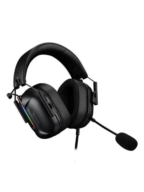 XZEAL AUDIFONOS GAMER CON MICROFONO XZ-7010 ALAMBRICO 1.8 METROS NEGRO