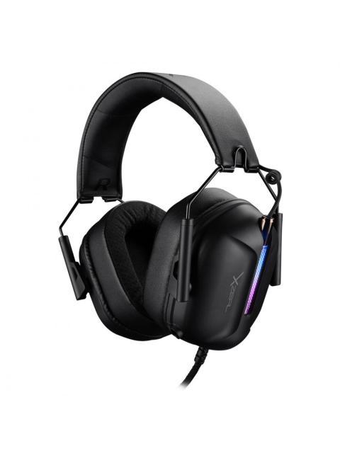 XZEAL AUDIFONOS GAMER CON MICROFONO XZ-7010 ALAMBRICO 1.8 METROS NEGRO