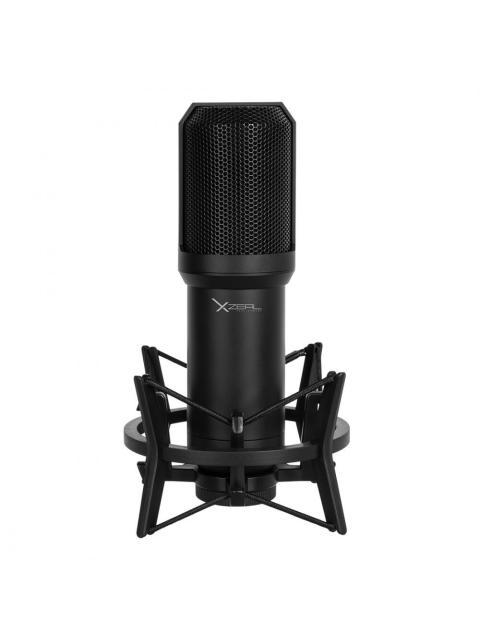 XZEAL KIT MICROFONO XZ-260 ALAMBRICO USB NEGRO - INCLUYE SOPORTE DE BRAZO Y FILTRO ANTI-POP