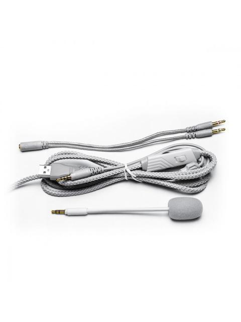 YEYIAN AUDIFONOS GAMER PROUD SERIES 3500 PARA XBOX ONE-PS4 ALAMBRICO 1.8 METROS 3.5 MM BLANCO