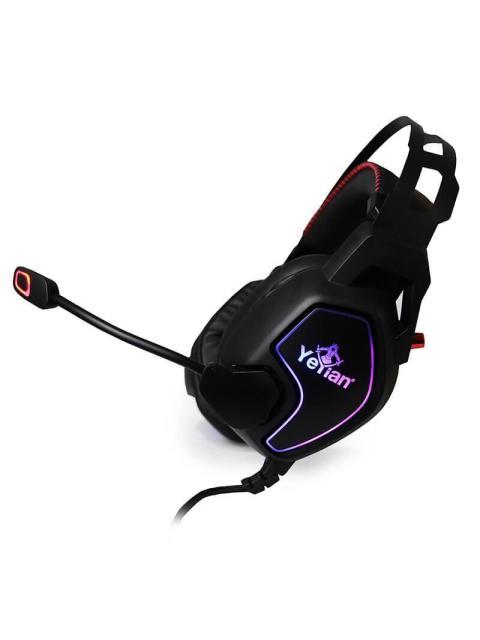 YEYIAN AUDIFONOS GAMER VICIOUS SERIE 3000 ALAMBRICO 2 METROS USB-3.5MM NEGRO