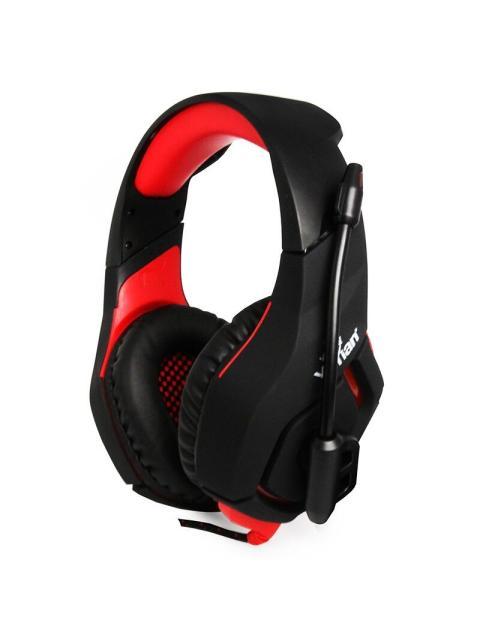 YEYIAN AUDIFONOS GAMER WICKED SERIE 3000 ALAMBRICO 2.2 METROS USB NEGRO-ROJO