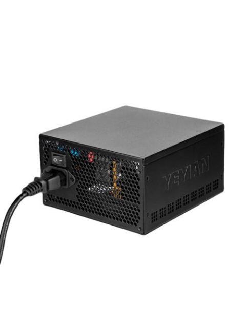 YEYIAN FUENTE DE PODER PEGASUS ATX 3.0 1000W 80+ PLATINO PCIE GEN5 PROTECCION OCP-OVP-UV-SCP-OTP-OLP VENTILADOR DINAMICO 140MM YFP1K03101