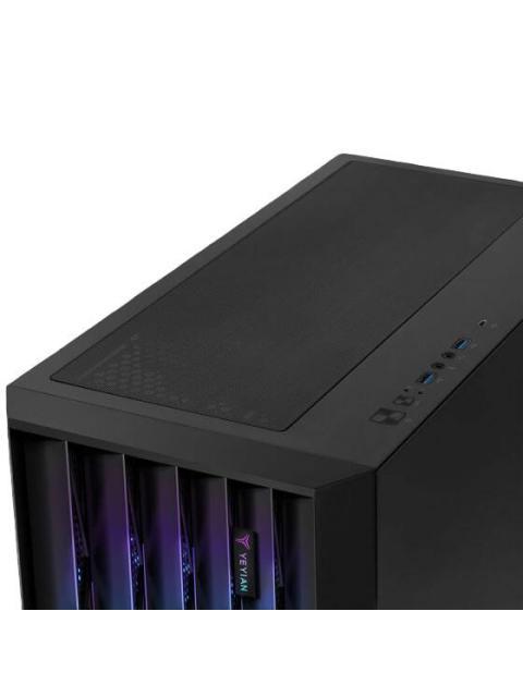 YEYIAN GABINETE GAMER PHOENIX CON PANEL DE MALLA CHASIS METALICO ATX MATX ITX GPU 400MM HASTA 9 VENTI 4 INCL MOD. YCMAPPHO02