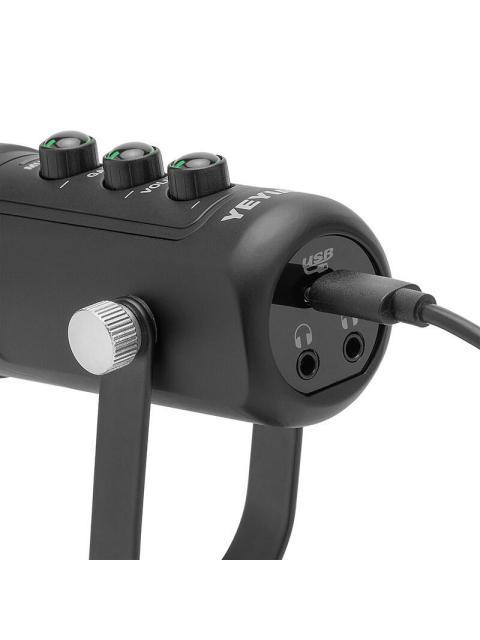 YEYIAN KIT MICROFONO CONDENSADOR YSA-UCHQ-01 ALAMBRICO USB NEGRO - INCLUYE SOPORTE DE BRAZO SOPORTE DE ESCRITORIO FILTRO POP Y CABLE USB A-B