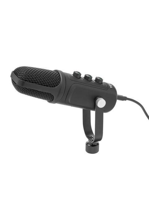 YEYIAN KIT MICROFONO CONDENSADOR YSA-UCHQ-01 ALAMBRICO USB NEGRO - INCLUYE SOPORTE DE BRAZO SOPORTE DE ESCRITORIO FILTRO POP Y CABLE USB A-B