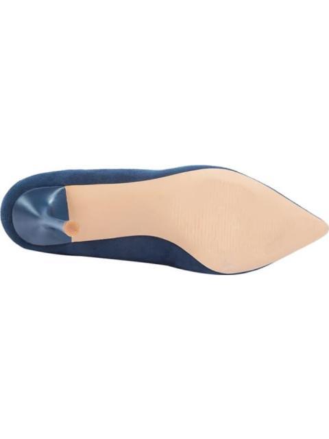 ZAPATILLA ANTE TACON MEDIO AZUL YAELI