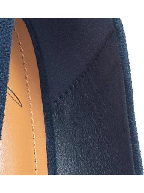 ZAPATILLA ANTE TACON MEDIO AZUL YAELI