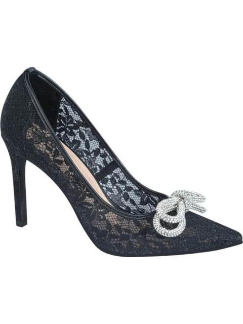 ZAPATILLA CON ENCAJE NEGRO MOLTO BELLO