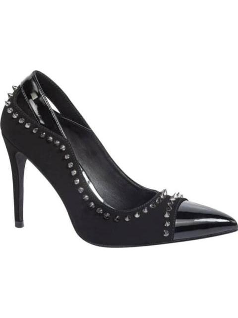 ZAPATILLA CON ESTOPEROLES TACON ALTO NEGRO BELINDA PEREGRIN