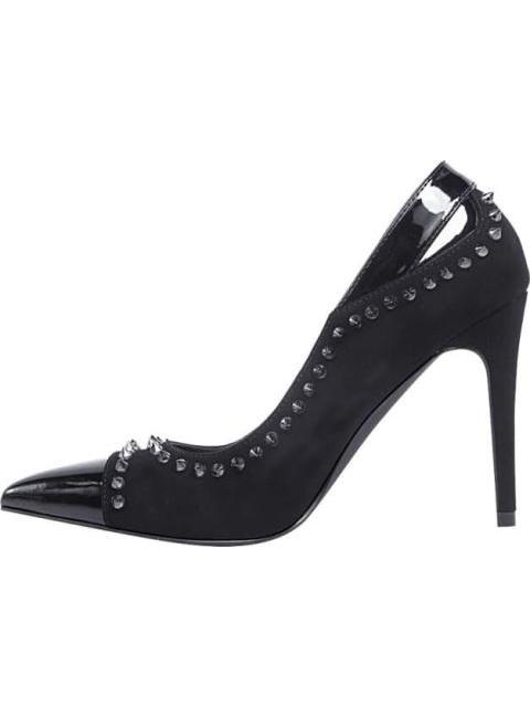 ZAPATILLA CON ESTOPEROLES TACON ALTO NEGRO BELINDA PEREGRIN