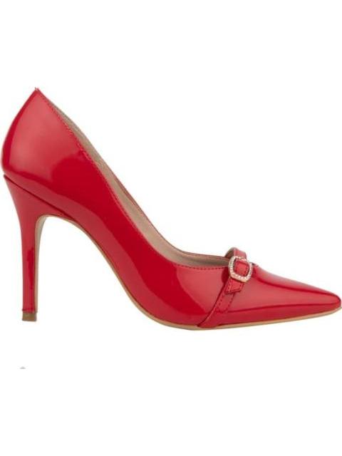 ZAPATILLA CON HEBILLA ROJO MOLTO BELLO