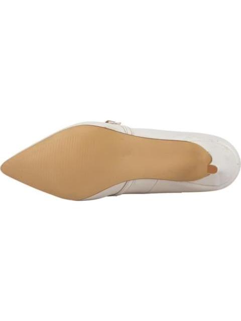 ZAPATILLA CON HEBILLA TACON BAJO BEIGE/HUESO YAELI FASHION