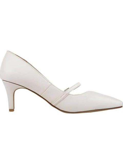 ZAPATILLA CON HEBILLA TACON BAJO BEIGE/HUESO YAELI FASHION