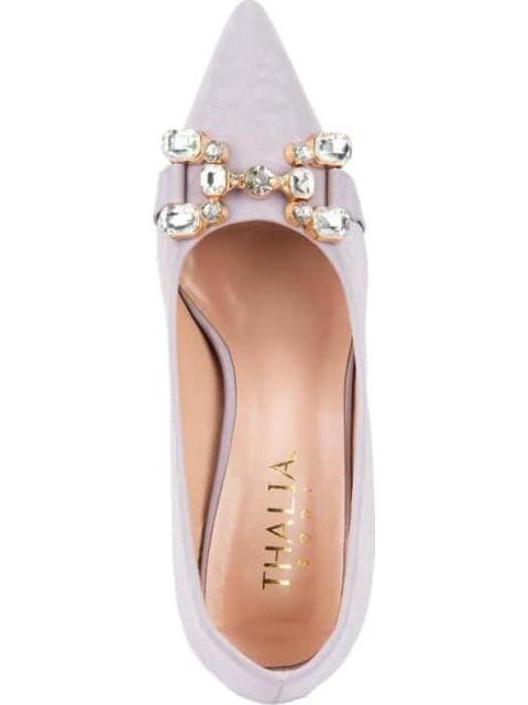 ZAPATILLA CON HERRAJE TACON ALTO LILA THALIA SODI