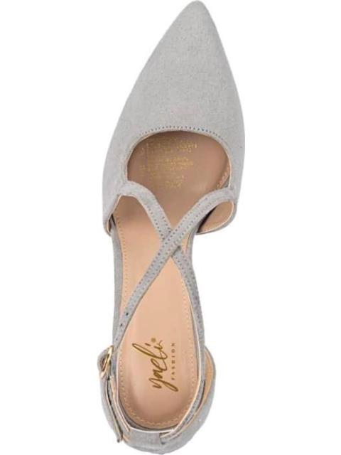 ZAPATILLA CON LATIGO EN EMPEINE GRIS YAELI FASHION