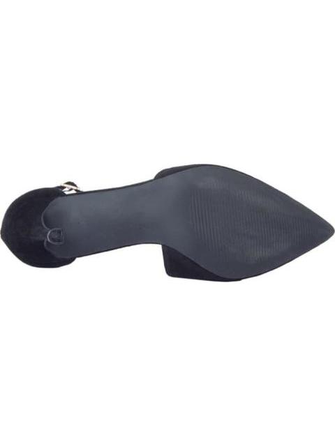 ZAPATILLA CON LATIGO EN EMPEINE NEGRO YAELI FASHION